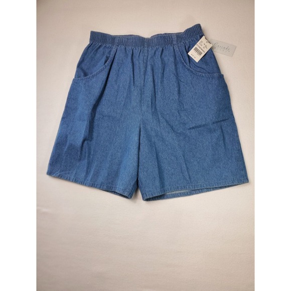 Cascade Blues Women's Shorts Size 16 Stone Wash Made In USA NWT - Picture 1 of 4